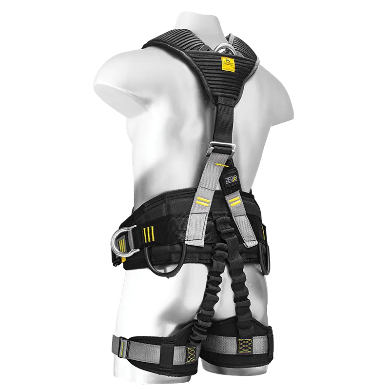 Suspendpro - Abseil harness with integrated chest ascender